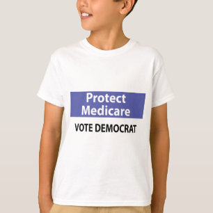 Bescherm Gezondheidszorg voor bejaarden:  Stem T-shirt