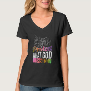 Bescherm Gods Schepping Koraalriffen Natuur Bijbel T-shirt