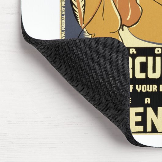 Bescherm haar tegen tuberculose muismat (Hoek)