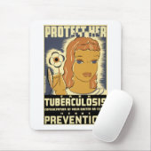 Bescherm haar tegen tuberculose muismat (Met muis)