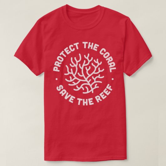 Bescherm het koraal om het rif te bewaren (2) t-shirt (Design voorkant)