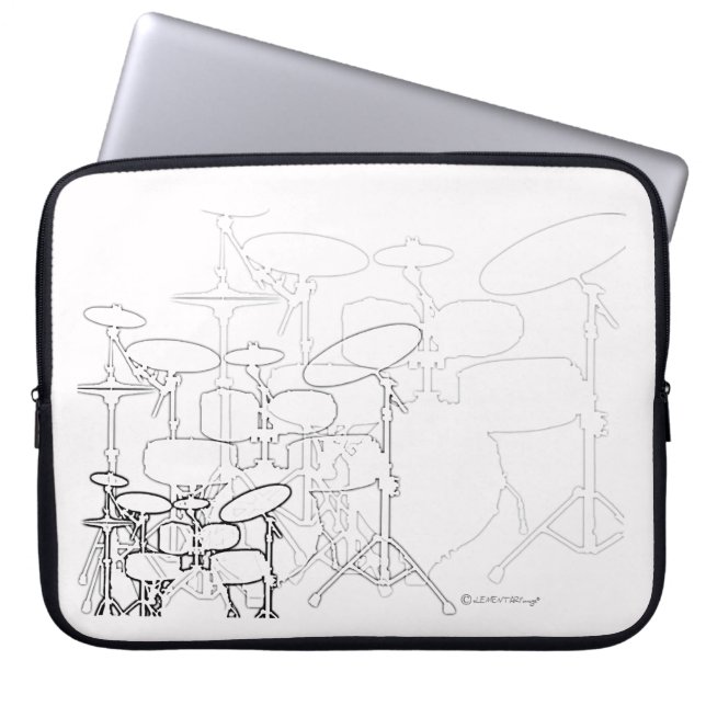 Bescherm het luid laptop sleeve (Voorkant)