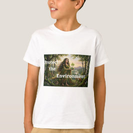 Bescherm het milieu t-shirt
