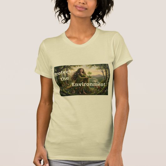 Bescherm het milieu t-shirt (Voorkant)