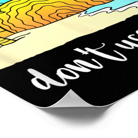 Bescherm het milieu van de oceaan poster (Hoek)