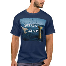 Bescherm het milieu van het water t t t-shirt