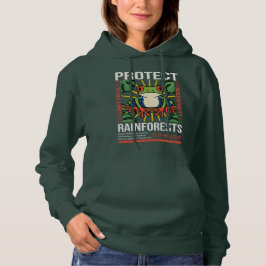 Bescherm het milieubewustzijn van regenwouden hoodie
