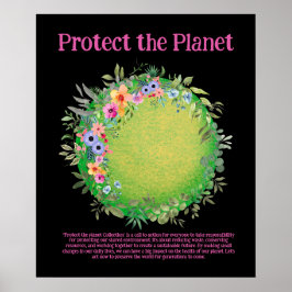 BESCHERM HET PLANEET BEWAREN DE AARDE Earth Day Ar Poster
