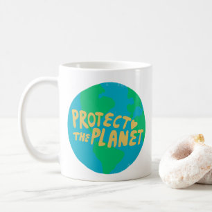 BESCHERM HET PLANET ZORG AARDE Eco Green Koffiemok
