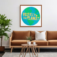 BESCHERM HET PLANET ZORG AARDE Eco Green