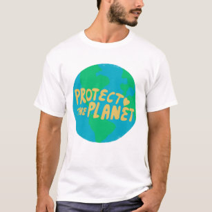BESCHERM HET PLANET ZORG AARDE Eco Green T-shirt