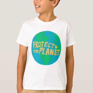BESCHERM HET PLANET ZORG AARDE Eco Green T-shirt