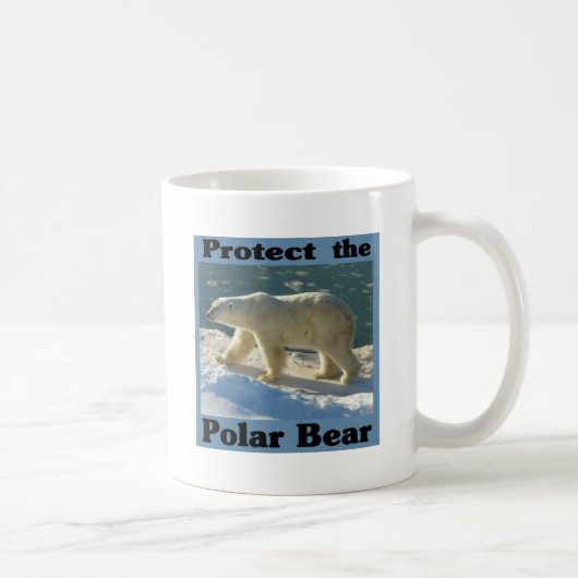 Bescherm het Polaire Beer Koffiemok (Rechts)