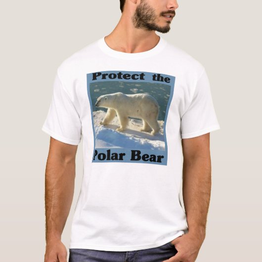 Bescherm het Polaire Beer T-shirt (Voorkant)