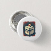 Bescherm het Stemrecht Ronde Button 3,2 Cm (Voorkant /achterkant)