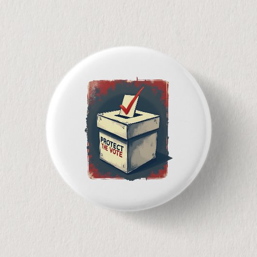 Bescherm het Stemrecht Ronde Button 3,2 Cm (Voorkant)