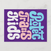 Bescherm het Trans-Kinder Briefkaart (Voorkant)