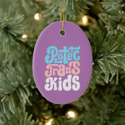 Bescherm het Trans-Kinder Ornament (Boom)