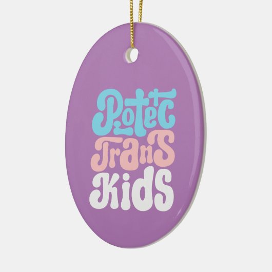 Bescherm het Trans-Kinder Ornament (Links)