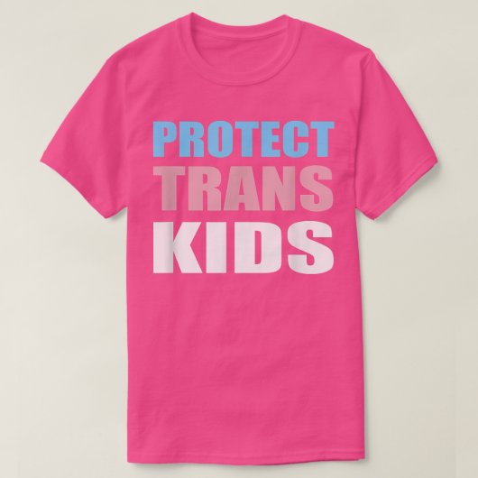 Bescherm het Trans-Kinder t-shirt LGBTQ-homo-recht (Design voorkant)