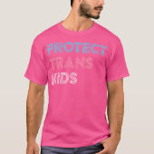 Bescherm het Trans Kinder Transgender LGBT Pride T T-shirt (Voorkant)