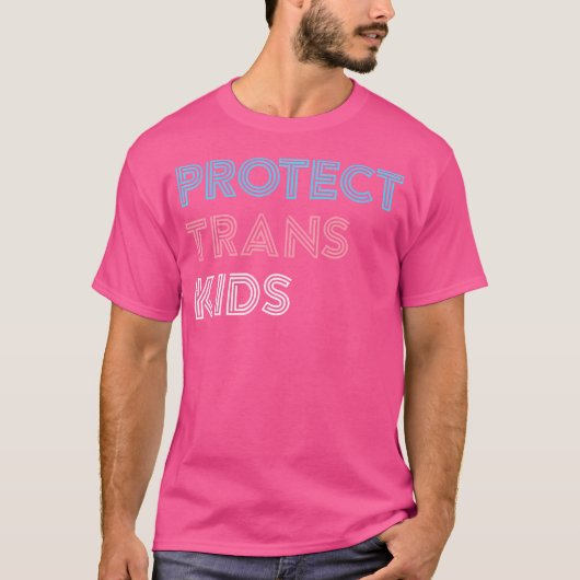 Bescherm het Trans Kinder Transgender LGBT Pride T T-shirt (Voorkant)