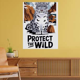 Bescherm het wild poster