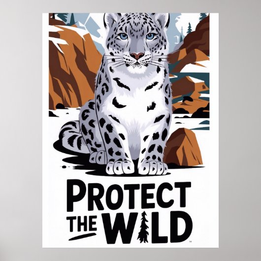 Bescherm het wild poster (Voorkant)