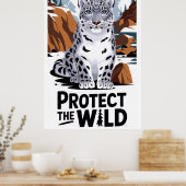 Bescherm het wild poster (Keuken)