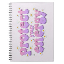 Bescherm Je Energie Pastel Madeliefje Spiraal Note