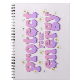 Bescherm Je Energie Pastel Madeliefje Spiraal Note Notitieboek