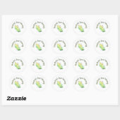 Bescherm je energie ronde sticker (Vel)