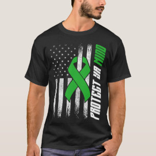 Bescherm je geest mentale gezondheid bewustzijn de t-shirt