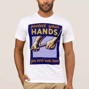 Bescherm je handen! t-shirt