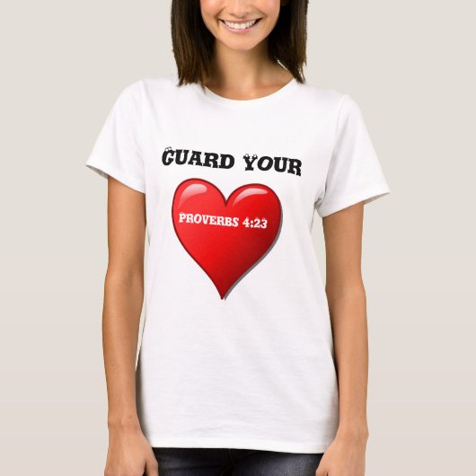 Bescherm je hart! t-shirt (Voorkant)