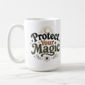 Bescherm Je Magie Retro Boho Koffiemok (Links)