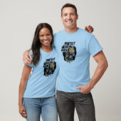 "Bescherm je nek" (vooral als je een giraffe bent) T-shirt (Unisex)