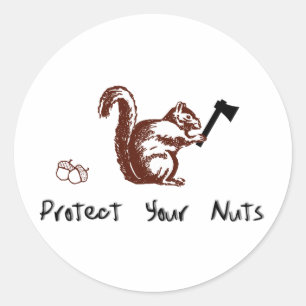 Bescherm je noten ronde sticker