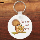 Bescherm je noten sleutelhanger (Voorkant)