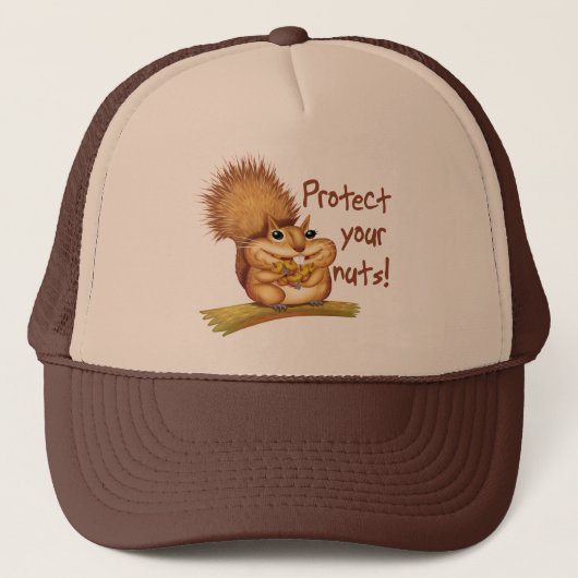 Bescherm je noten trucker pet (Voorkant)