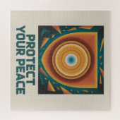 Bescherm je vrede legpuzzel (Horizontaal)