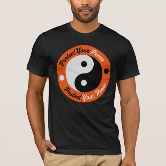 Bescherm Je Vrede Mentale Gezondheid Welzijn Mindf T-shirt (Voorkant)