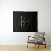 Bescherm Je Vrede – Minimale Motiverende Wandtapij Wandkleed (In Situ (horizontaal))