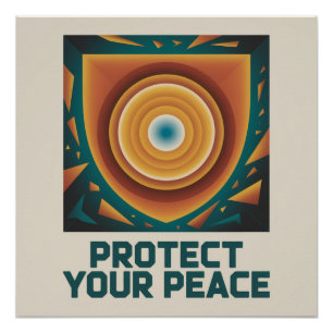 Bescherm Je Vrede Perfect Poster