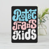 Bescherm Kinder groot Wenskaart Kaart (Staand voorkant)