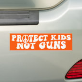 Bescherm Kinder Pistolen Pistool Hervorming Bumpersticker (Op auto)