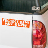 Bescherm Kinder Pistolen Pistool Hervorming Bumpersticker (Op Truck)