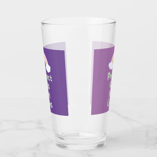 Bescherm Kinder Pistolen Word Art Glas (Links)