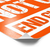 Bescherm kinderen, geen Pistolen - Stop Pistool ge Foto Afdruk (Hoek)