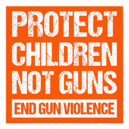 Bescherm kinderen, geen Pistolen - Stop Pistool ge Foto Afdruk